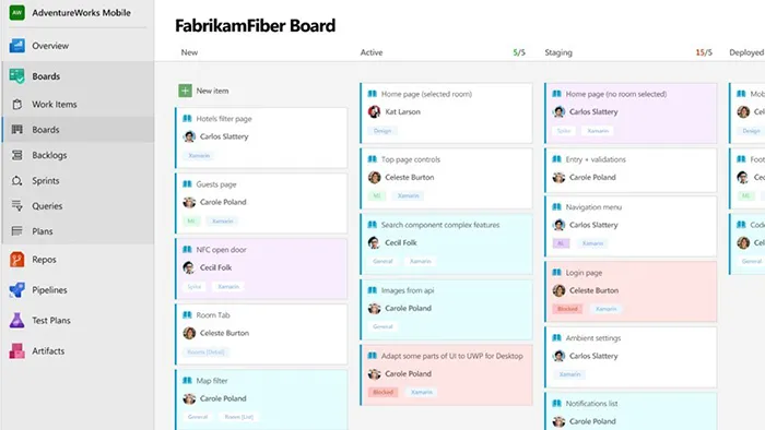 Agile project management tool Azure DevOps