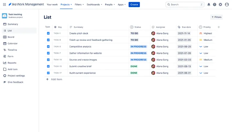Airtable alternative Jira