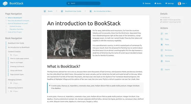 BookStack as a Confluence alternative