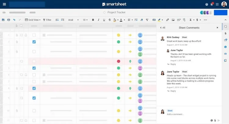 Design project management software Smartsheet