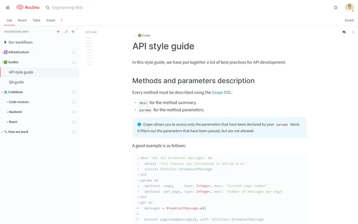 Documentation tool
