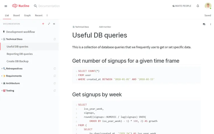 Best documentation tool Nuclino