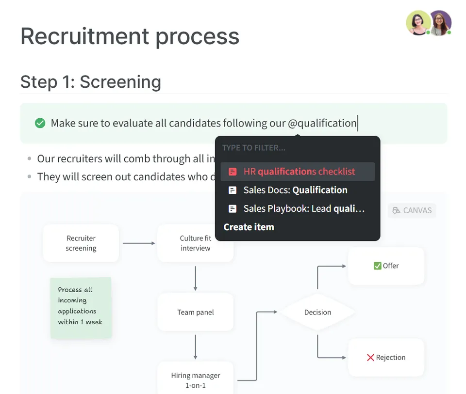 Easy editor of Nuclino