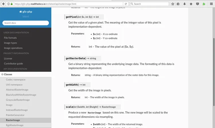 External documentation tool Read the Docs