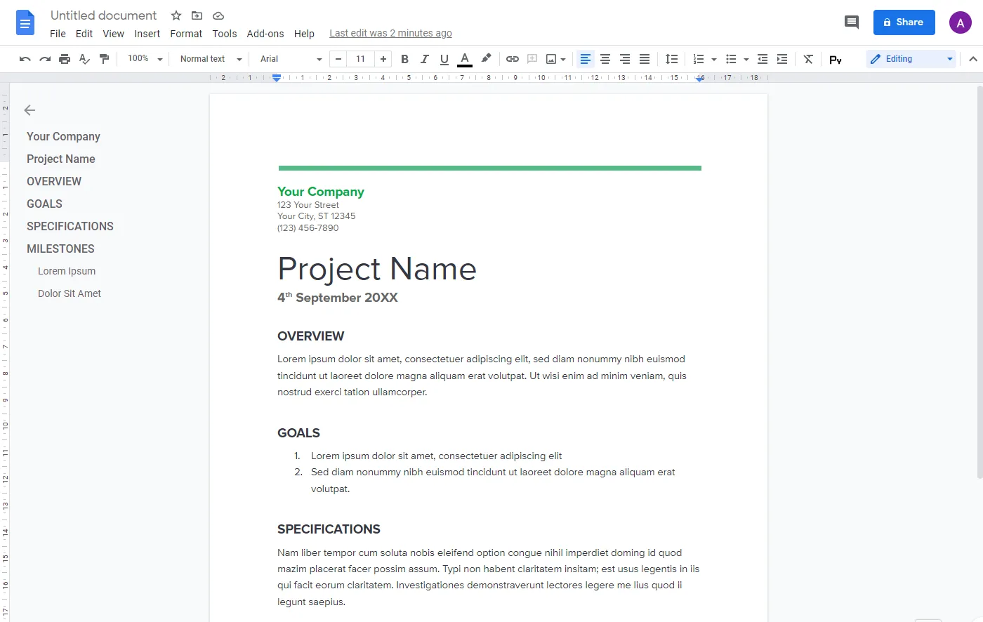 Alternative à OneNote Google Docs