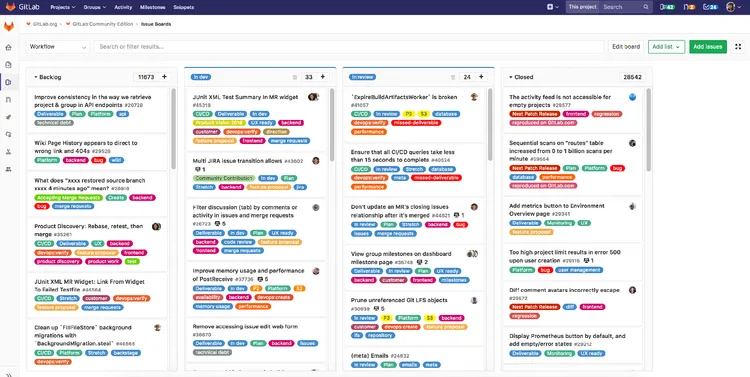 Jira alternative GitLab
