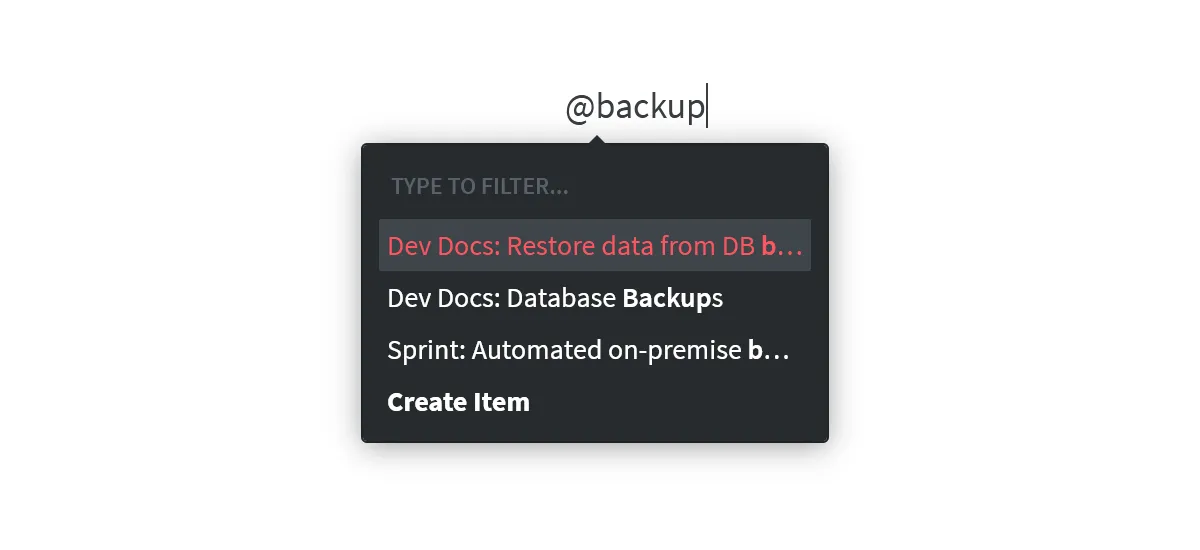 Interne Links in der Dokumentationssoftware Nuclino