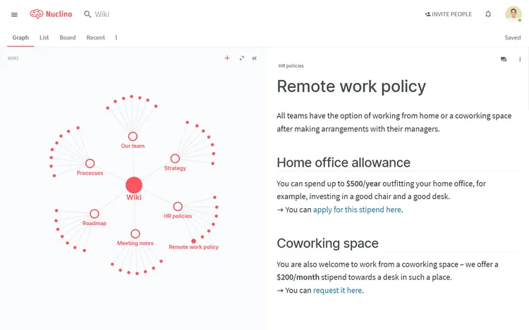 Create wiki in Nuclino