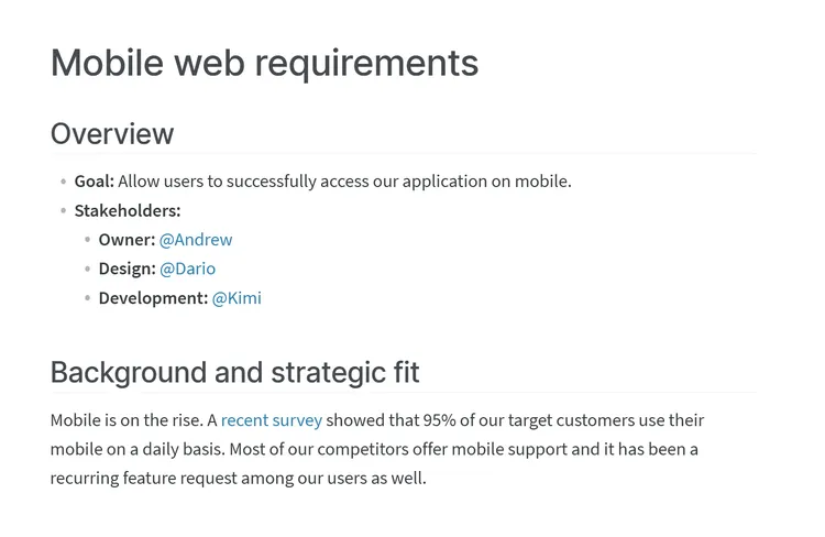 PRD example introduction
