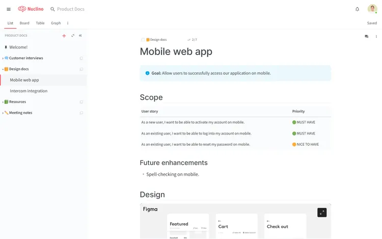 Software design document example