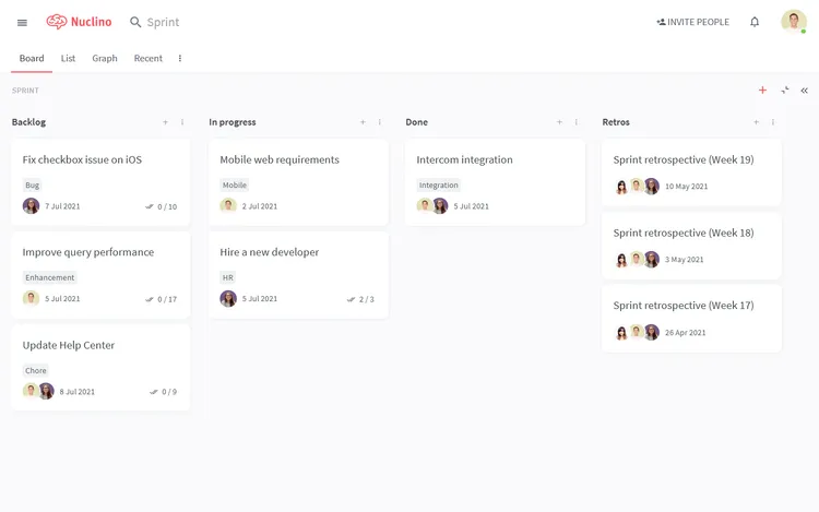 Sprint planning tool online kanban board