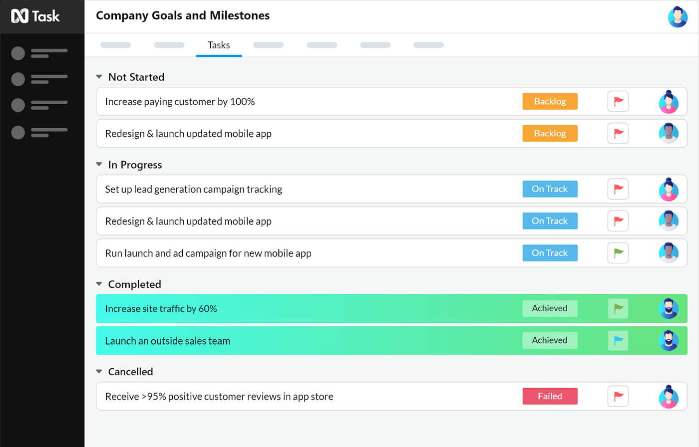 Asana alternative nTask