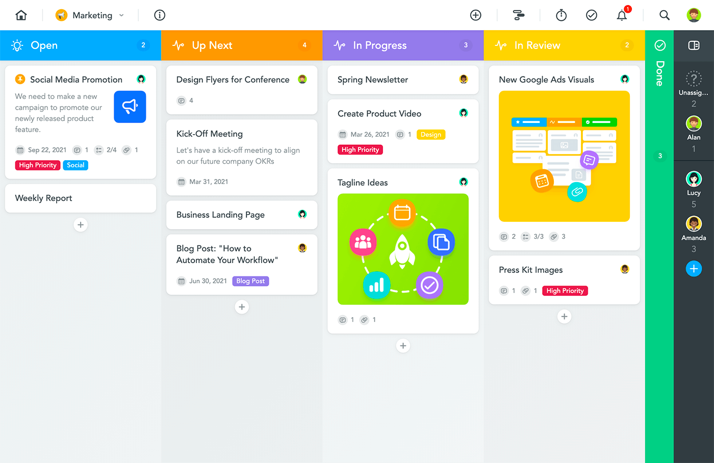 ClickUp alternative MeisterTask