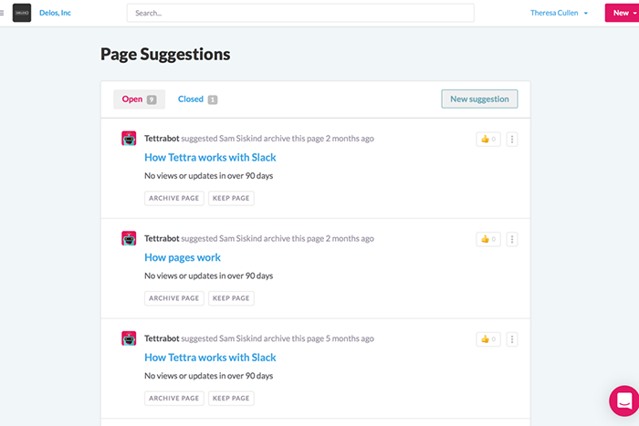 Confluence alternative Tettra