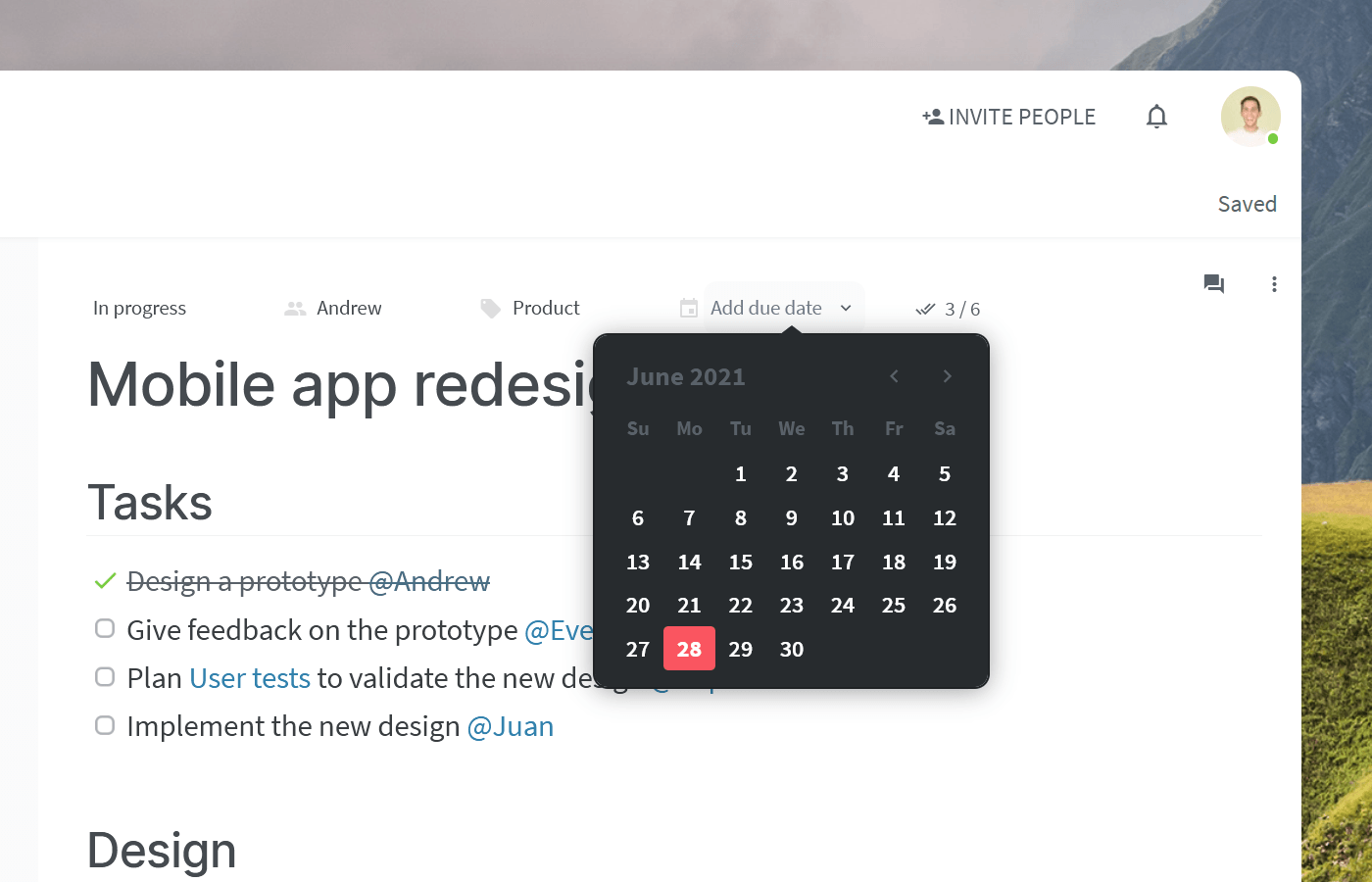 Trello alternative Nuclino fields