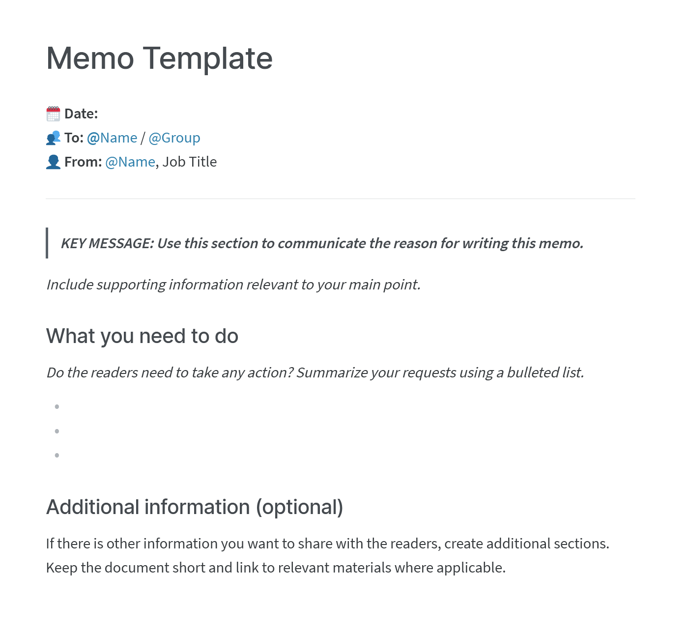 How to Write a Business Memo: Format, Templates, and Examples