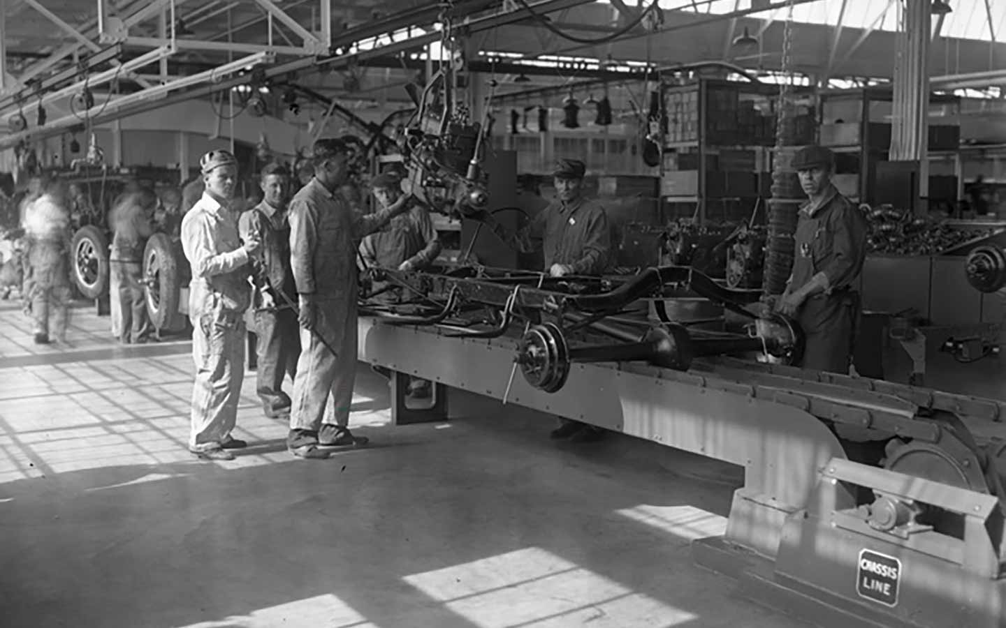 Ford assembly line process