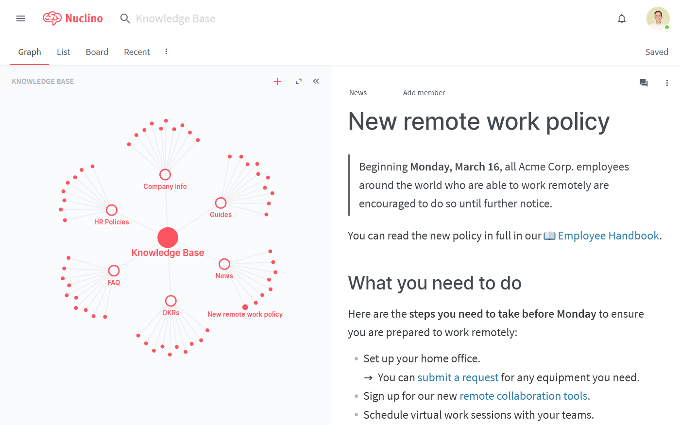How to build an internal knowledge base