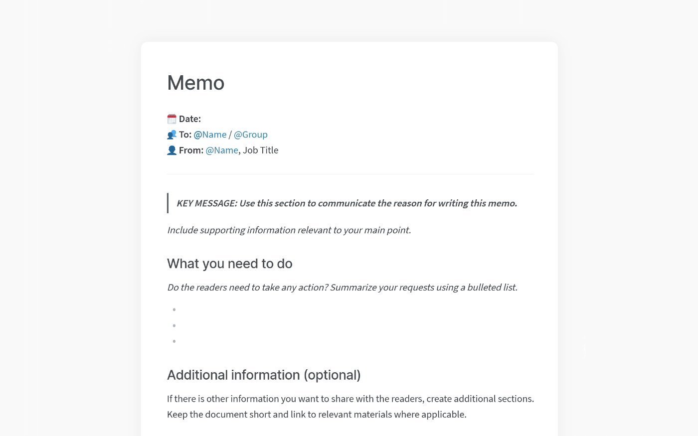 How to Write a Business Memo: Format, Templates, and Examples