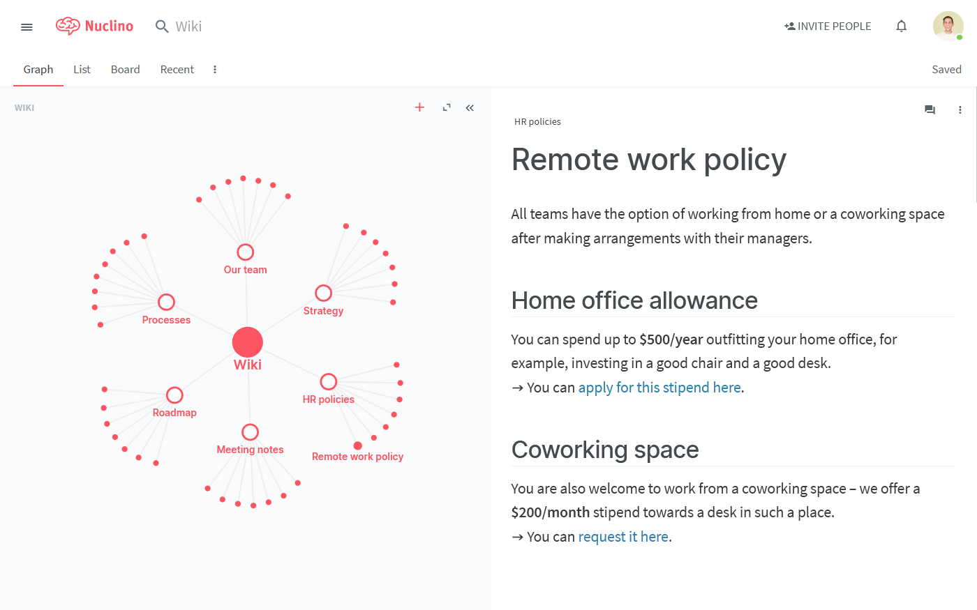 Create wiki in Nuclino