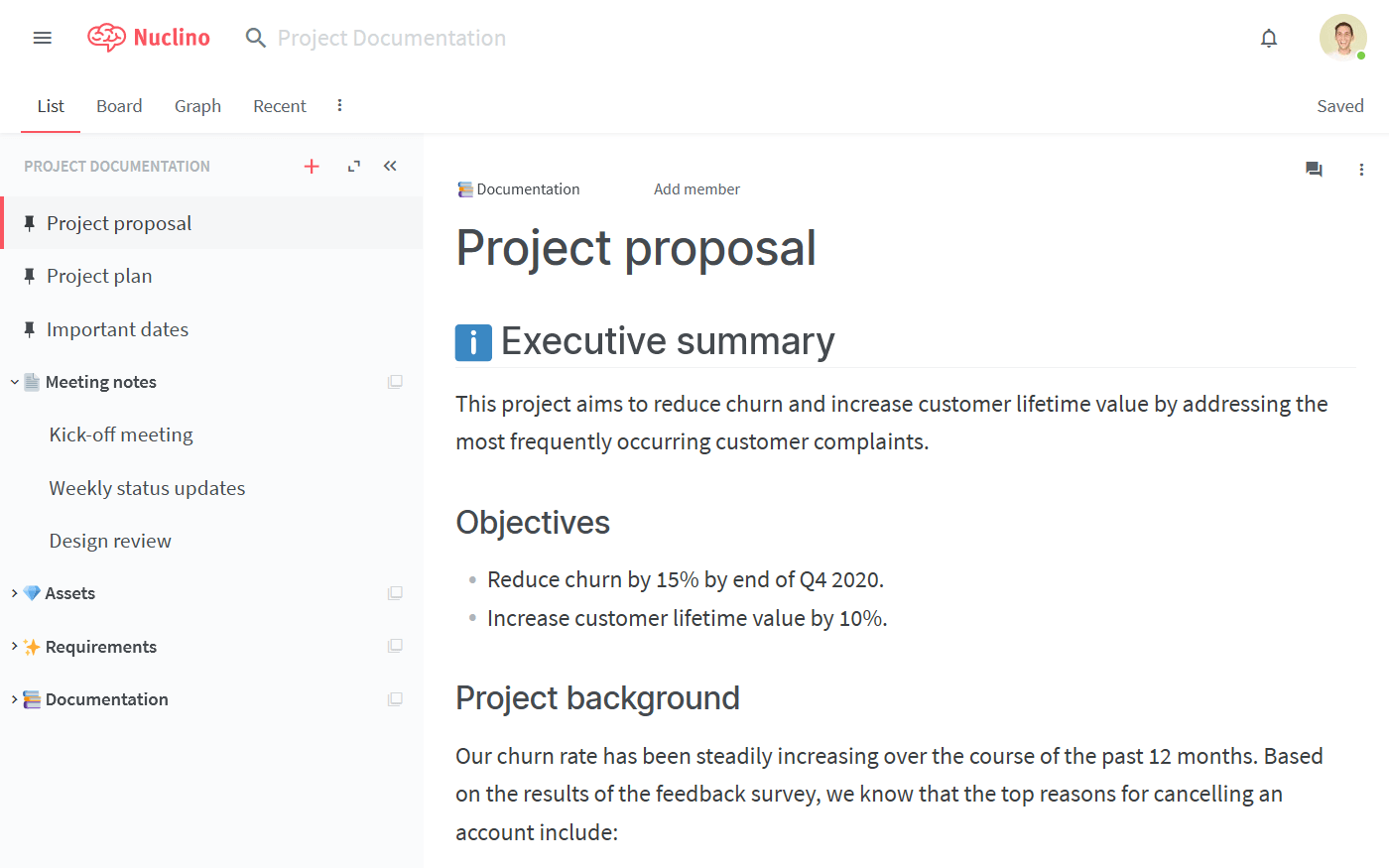 Project Documentation: Examples and Templates Pertaining To Internal Business Proposal Template