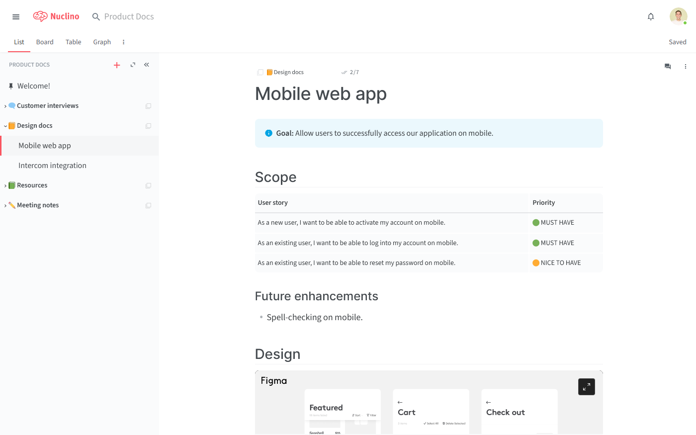 Software design document example