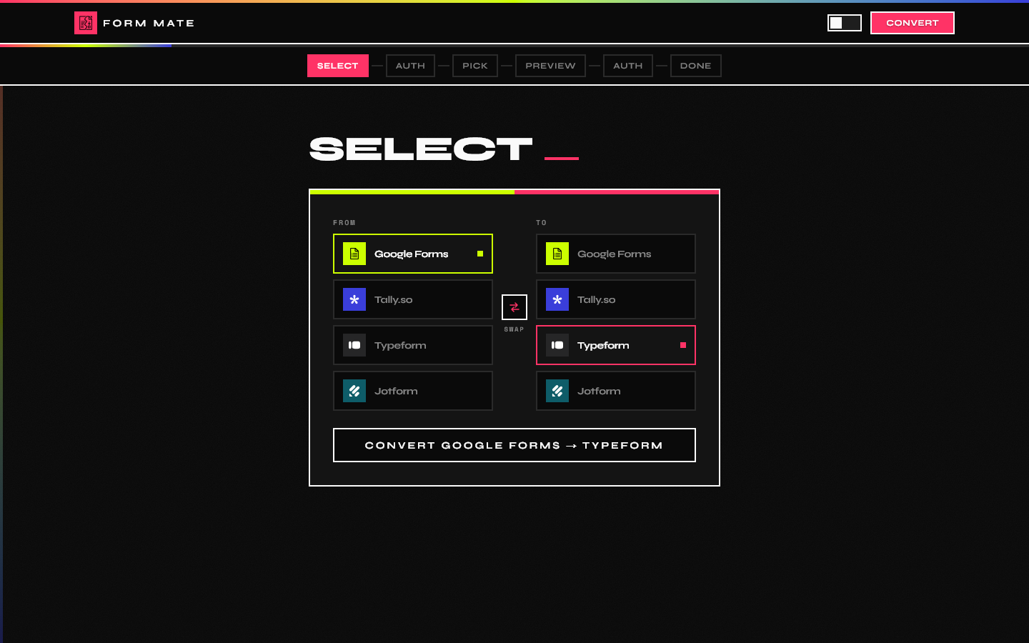 Best tools for startups Form Mate