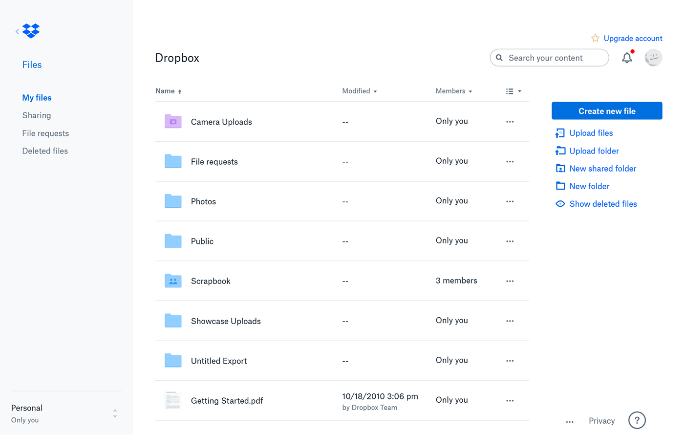 Document sharing platform Dropbox