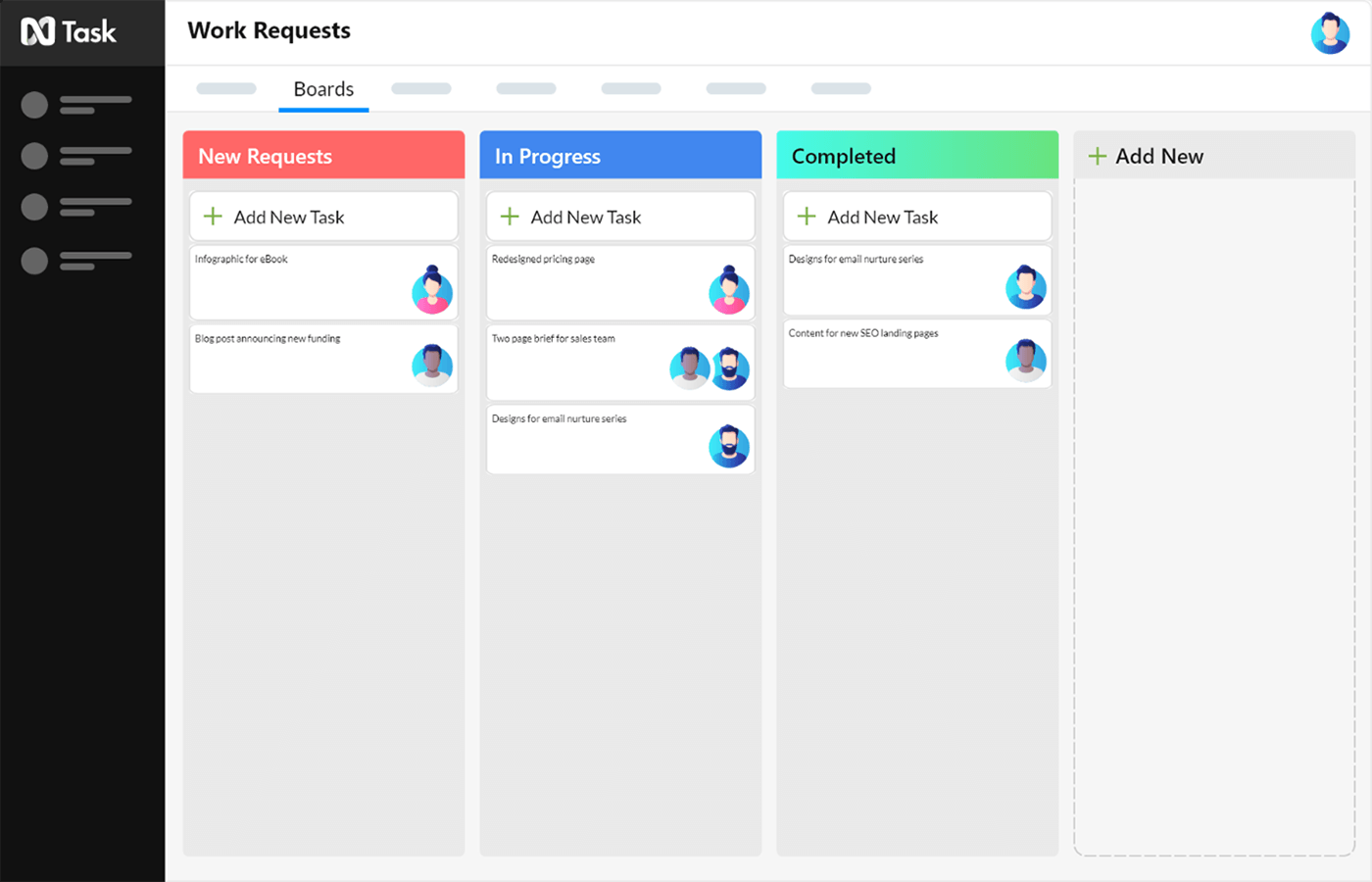 Kanban tool nTask