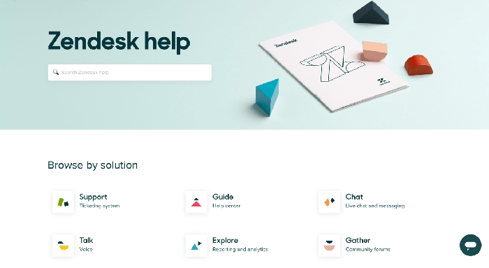 Knowledge management tool Zendesk
