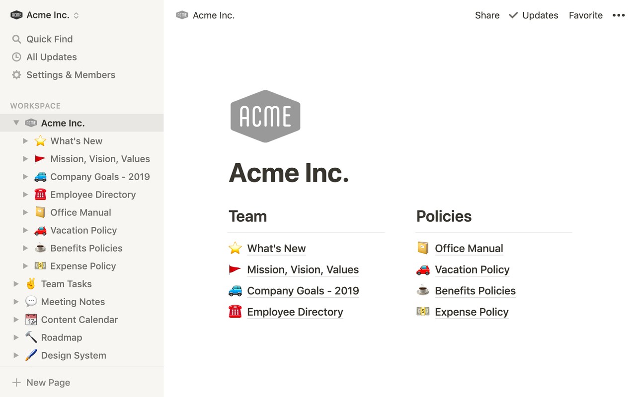 Notion vs Google Workspace